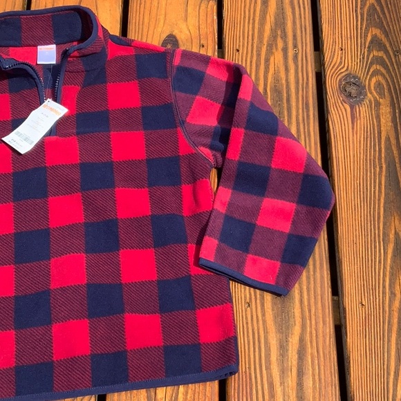 2 NWT Boys Size M 7/8 Bundle : Star Wars Hoodie / 1/4 Zip Checker Print Fleece - Picture 13 of 16